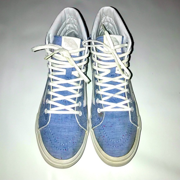 Vans Sk8-Hi baby blue 6.5M/8W - Picture 2 of 6